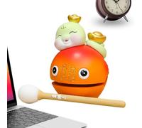 Strumento musicale di pesce, tamburo di pesce Mokugyo | Music Zen Drum,MOKUGYO FISH ANNO NEGAZIONE SNAKE STRUMENTO DI PERCUSIONE DI MEDITAZIONE ZEN PER LA BAMBINI YOGA MUSICISTI ADULTI