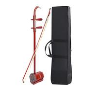 Strumento Musicale Erhu Erhu Esagonale Intagliato In Osso Di Mogano Strumento Musicale Erhu Cinese A 2 Corde Con Custodia, Arco E Accessori