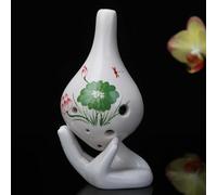 Strumento musicale for flauto Ocarina Alto ToneC in plastica a 6 fori con corda for appendere 4 colori opzionali for prestazioni for principianti (Color : I)