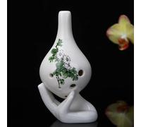 Strumento musicale for flauto Ocarina Alto ToneC in plastica a 6 fori con corda for appendere 4 colori opzionali for prestazioni for principianti (Color : H)