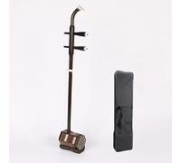 Strumento Musicale For Violino Cinese A 2 Corde Erhu, Collo Piatto Ergonomico, Con Accessori E Custodia Gratuiti, Design Esagonale Tradizionale, Finestra Prugna