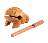 Strumento Musicale Gracchiante della Rana Portafortuna in Legno, Strumento Musicale della Rana in Legno per L'arredamento 'home Office (N. 4 12,7 cm)