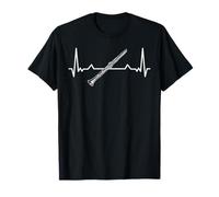 Strumento musicale Heartbeat I Clarinetto divertente Maglietta
