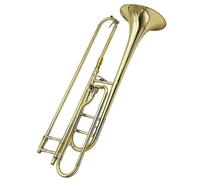Strumento Musicale In Ottone Trombone Tenore Sib/fa Trombone Tenore In Ottone Giallo Laccato Oro Con Custodia Trombone per Principianti