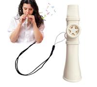 Strumento Musicale Kazoo,Kazoo dal Suono Nitido e Stabile - Giocattolo Musicale Antiscivolo e Confortevole per Pratica, Escursioni, Feste e Accompagnamento