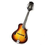 Strumento Musicale Mandolino A 8 Corde Corpo In Abete Tastiera In Ebano Mogano Con Impiallacciatura In Acero Fiammato Professionale Mandolino