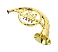strumento musicale modello Sassofono creativo unico corno francese carino decorativo mini modello classico in miniatura strumento musicale portatile (Color : Gold)