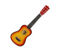 strumento musicale modello Strumento musicale artigianale per ukulele basso a 6 corde mini chitarra piccolo modello di ornamento di gioielli fatti a mano in legno in miniatura (Color : B)