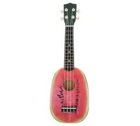 strumento musicale modello Ukulele acuto da 21 pollici modello classico gioielli mini accessori strumento musicale decorazione carina portatile unico artigianato in miniatura modello di anguria