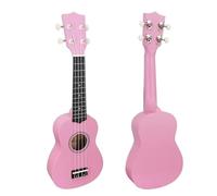 strumento musicale modello Ukulele in mogano con design di delfino e ananas, decorazione micro-carina unica, artigianato portatile, mini borsa classica, accordatore, capotasto (Color : 3/4)