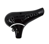 Strumento Musicale Ocarina A 12 Fori Per Principianti Con Melodia AC Alto C Tune Ocarina A 12 Fori Per Esame Professionale (Color : Bk)