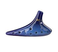 Strumento musicale Ocarina professionale Chiave C tripla a 12 fori Ocarina in ceramica Studente Principiante Strumento ocarina Tao Xun per adulti (2)