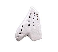 Strumento Musicale Ocarina Tripla Bianca, Tono Alto, Ocarine, Strumenti Musicali Professionali, Accessori Per Flauto