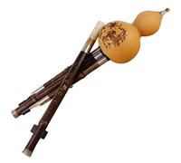 Strumento Musicale Per Bambini Hulusi Seta Cucurbita Musicale Etnica Seta Di Zucca Per Strumenti A Fiato Bicolore Flauto Di Zucca