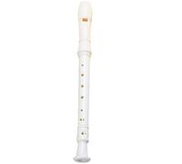 Strumento musicale per clarinetto a 8 fori in plastica multicolore che suona il flauto principianti flauto dolce soprano (Color : White)