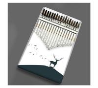 Strumento Musicale Per Pianoforte A Dita Kalimba In Legno Massello Dipinto Colorato 17 Tasti Adatto Per Gli Amanti Della Musica Kalimba Strumento Musicale (Color : 01)