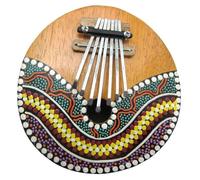 Strumento Musicale Per Pianoforte A Pollice Kalimba A 7 Tasti Strumento Musicale Per Pianoforte A Pollice Colorato Con Guscio Di Noce Di Cocco Mbira(Style 1)