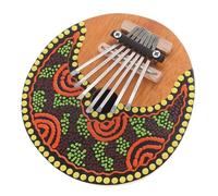 Strumento Musicale Per Pianoforte A Pollice Kalimba A 7 Tasti Strumento Musicale Per Pianoforte A Pollice Colorato Con Guscio Di Noce Di Cocco Mbira(Style 2)