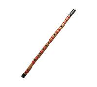 Strumento musicale per principianti in stile cinese in legno portatile leggero e pratico due misure Flauto Bambù Professionale(2X47CM)