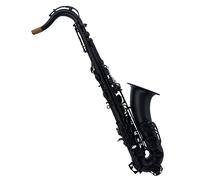 Strumento Musicale Per Sassofono Tenore Con Corpo In Ottone Nichelato Nero Opaco Con Bocchino Sassofono per principianti Kit