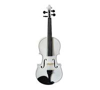 Strumento Musicale Per Violino Lucido Tutto In Legno Lucidato Per Principianti Adulto Nero Bianco Rosa Lucido (Color : White 8/1)