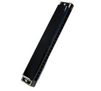 Strumento Musicale Portatile Da Viaggio Per Arpa Per Armonica A Bocca In Metallo Con Chiave C A 24 Fori Per Principianti armonica a bocca professionale (Color : Black)
