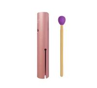 Strumento musicale portatile in lega di alluminio Wah Wah Tube per accompagnamento a banda Guiro Shaker Tone Percussioni strumento educativo ritmo - rosa