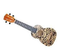 Strumento Musicale Professionale A 4 Corde Per Ukulele Da 21 Pollici Per Principianti Con Accordatore Capotasto Per Borsa Per Ukulele Ukulele Kit (Color : E)