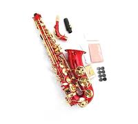 Strumento Musicale Professionale Per Sassofono Contralto E-Flat Red Sax Con Collo A Lamella Per Legatura Del Bocchino Sassofono per principianti Kit