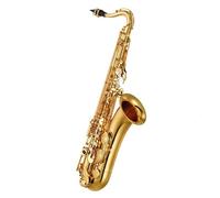 Strumento Musicale Professionale Sassofono Tenore Sib Piatto Ottone Laccato Oro Bella Voce Con Custodia
