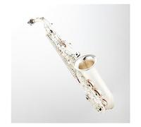strumento musicale sassofono Tutta la costruzione in ottone argentato placcato contralto mi piatto strumenti a fiato per sassofono con custodia e accessori