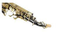 Strumento Musicale Sib Piegato Sassofono Saxophone Superficie Dello Strumento Tasti In Oro Nichel Nero