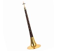 Strumento Musicale Suona Ciotola Intagliata In Oro Con Disco D'aria In Ebano Laccato Suona Corno Suona Folk Cinese In Mogano Vecchio (Color : E flat)