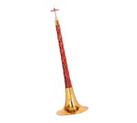 Strumento Musicale Suona Palo In Legno Di Sandalo Rosso Ciotola Intagliata Dorata Suona Corno Strumento Musicale Suona Folk Cinese Per Adulti (Color : C)