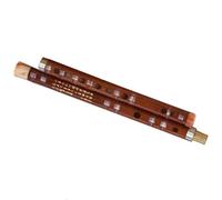 Strumento musicale tradizionale con filo bianco trasparente, corpo a tubo squisito, flauto di bambù cinese (Color : G)