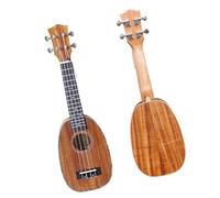 Strumento Musicale Ukulele Treble In Legno Con Ananas E Rilegatura A 4 Corde Da 21 Pollici