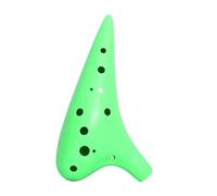 strumento ocarina 12 Fori Blu Ocarina Plastica Alto Tono C Mini Ocarina Flauto Strumenti Musicali A Fiato Con Cordino Da Collo (Color : Green)