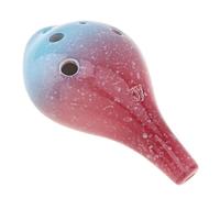 strumento ocarina 12 Fori Tono Alto C Chiave Ocarina Flauto Ceramica Di Ocarina Strumento Musicale Professionale Fluta Affumicata Ocarina (Color : Red)