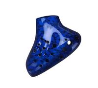 strumento ocarina Accessori Per Strumenti Musicali Rari Professionali In Plastica Tripla Ocarina Alto Tone C Ocarina Color (Color : Blue)