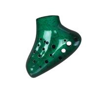 strumento ocarina Accessori Per Strumenti Musicali Rari Professionali In Plastica Tripla Ocarina Alto Tone C Ocarina Color (Color : Green)