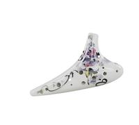 strumento ocarina Fiore di glicine dipinto SC treble C strumento professionale per ocarina a 12 fori