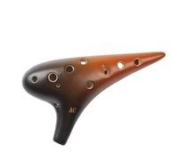strumento ocarina Flauti In Ceramica Per Ocarina 12 Fori Accessori Per Strumenti Musicali Professionali Porta Una Borsa (Color : 3/4)