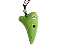 strumento ocarina Flauto 6 Fori C Ceramic Of Time Mini Ocarina Flauto Strumenti Musicali Per Principianti Di Musica (Color : Green)