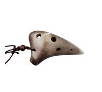 strumento ocarina Flauto 6 Fori C Ceramic Of Time Mini Ocarina Flauto Strumenti Musicali Per Principianti Di Musica (Color : Natural Color)