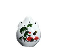 strumento ocarina Grande ocarina a doppio orecchio dipinta a mano a 6 fori Tai Chi Ocarina a 6 fori strumento entry-level per principianti(Color:3/4)
