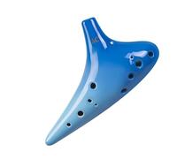 strumento ocarina Ocarina 12 buche chiave C contralto AC ingresso per principianti 12 buche performance professionale con materiale didattico borsa in pelle(Color:A)