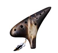 strumento ocarina Ocarina 12 buche contralto C chiave semplice e facile da imparare per gli studenti delle scuole elementari principianti principianti Tao professionali(Color:3/4)