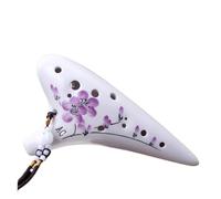 strumento ocarina Ocarina 12 buche contralto C chiave semplice e facile da imparare per gli studenti delle scuole elementari principianti principianti Tao professionali(Color:5)