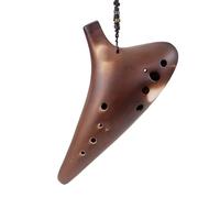 strumento ocarina Ocarina 12 Fori BC Basso Chiave C Non Bruciato Bianco Strumento Musicale Etnico Dalle Prestazioni Professionali (Color : A)