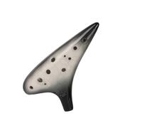 strumento ocarina Ocarina A 12 Fori Tasto DO Alto AC Per Principianti Che Insegnano A Suonare L'ocarina A 12 Fori Sfumatura Nera